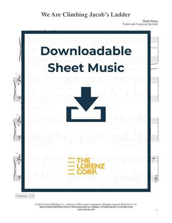 We Are Climbing Jacob's Ladder - Piano Sheet Music (Digital download)