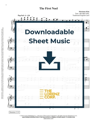 The First Noel - Piano Sheet Music (Digital download)