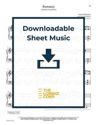 Romanza - Piano Sheet Music (Digital download)