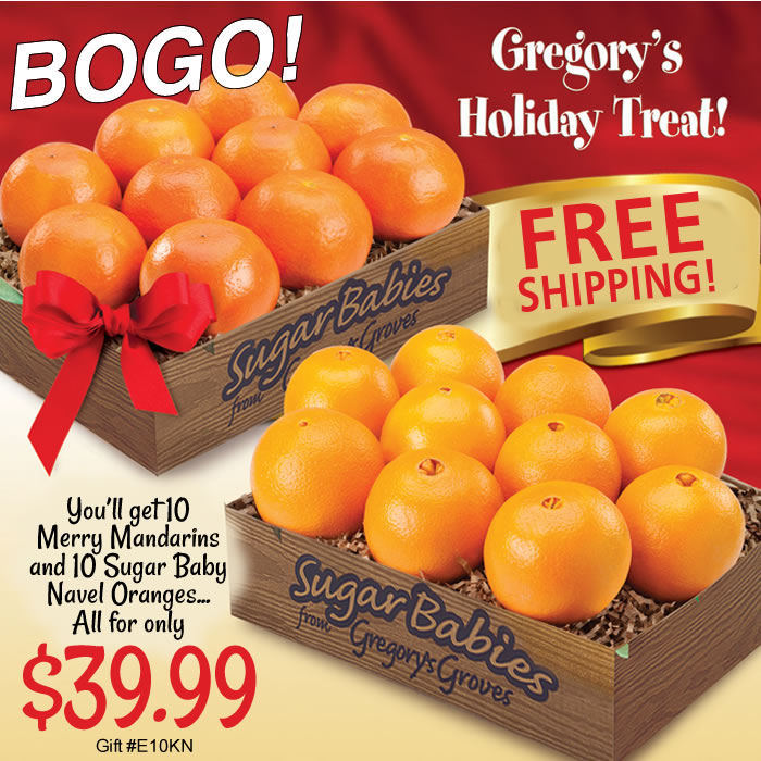 Free Shipping! Holiday BOGO!, Twelve Specials of Christmas Gregory's