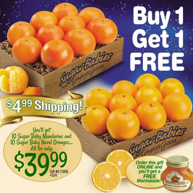 4.99 Shipping! President's Day Triple Deal, Gregory's Groves