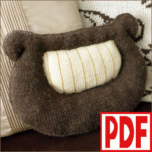  PDF PATTERN for Knitting the "Lyre, Lyre" Pillow
