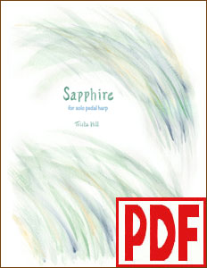 Sapphire for PEDAL harp by Trista Hill PDF Download
