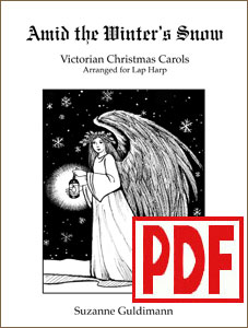 Amid the Winter's Snow for lap harp PDF Download by Suzanne Guldimann