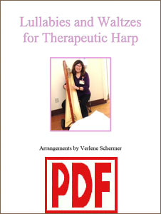 Lullabies and Waltzes for Therapeutic Harp PDF Download by Verlene Schermer