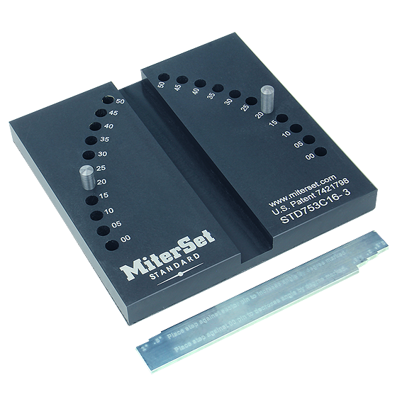 Miter Gauges MITERSET MITER GAUGE ANGLE SETTING JIG STANDARD