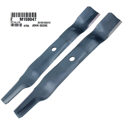 Buy John Deere M159047 High Lift Mower Blades, 2 ct