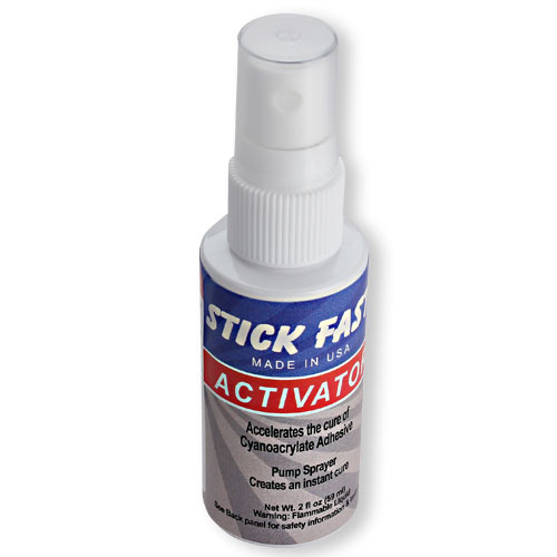 CA Quick Set Glues STICK FAST CA GLUE ACTIVATOR 2 OZ. PUMP