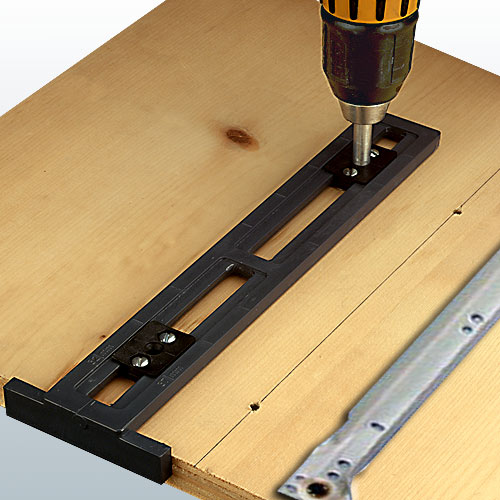 Drawer Slide Jigs EURO EASY GUIDE DRAWER SLIDE DRILLING JIG