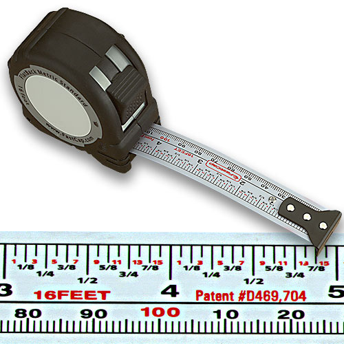 Tape Measures FASTCAP FLATBACK METRIC / STANDARD TAPE MEASURE 16 FT.