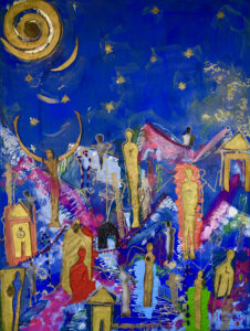 "Prayer" painting by Sephardic artist