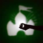 Golf ball shadow captured in small handheld 3D pen art!