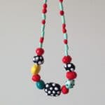 Photo 07-03-2018, 13 08 49 - 3Doodler Colorful necklace with polka dot 3D pen art