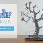 Tree with jewelry, 3D pen art