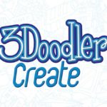 Cartoon character crafted using a blue 3D pen.