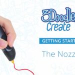 Create intricate 3D drawings with a 3D pen on white background.