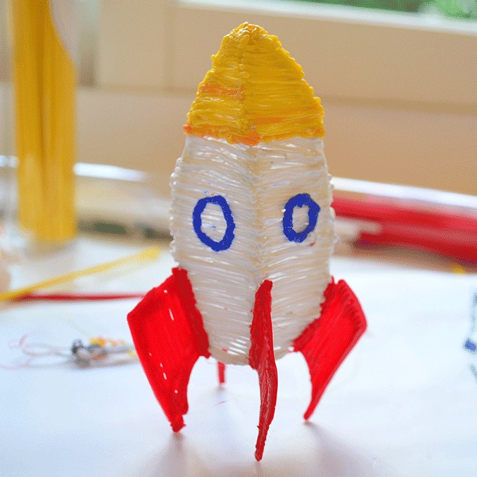 rocket-3d-pen-stencil-3doodler for 3d Rocket Template Printable Free Rocket 3D Pen Stencil - 3Doodler for 3d Rocket Template Printable Free