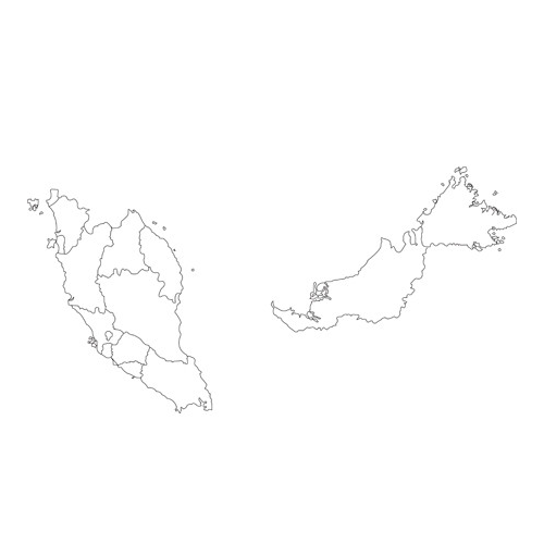 New Zealand map in 3D pen art.
