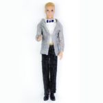 3D pen art of Ken, a doll in a suit and tie