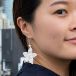 white1 - 3Doodler 3D pen art: Woman wearing earrings