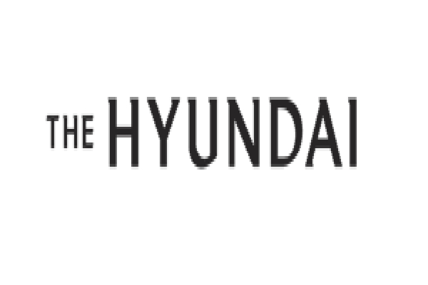 Hyundai logo in 3D pen art