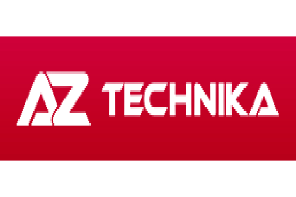 3D pen art: Az Technika S logo on red background