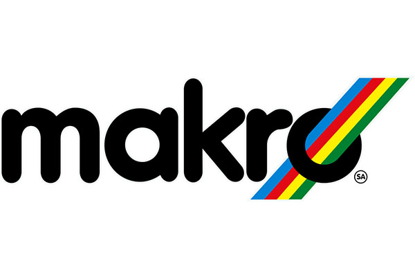 Colorful 3D pen art company logo with rainbow stripe.