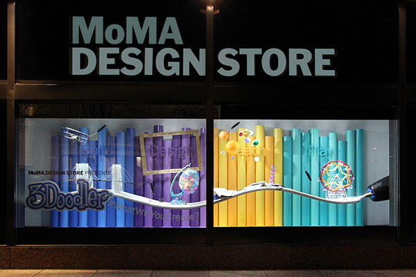 3Doodler MoMA Window Display