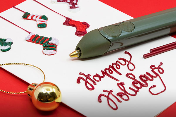 Handmade Christmas Cards & Decor Ideas (made with a 3D pen!)