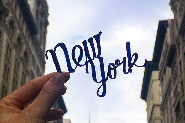 Application of 3D typography