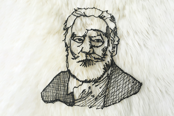 3Doodler's impressive bearded man 3D pen art