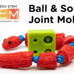 Green block 3D pen art: Video Snake toy