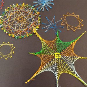 FullSizeRender (3) - 3Doodler Close-up of 3D pen string art: Spider web design.