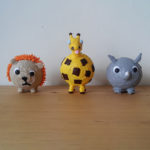 20170818_131918_HDR - 3Doodler Filament animals standing on wooden table - 3D pen art