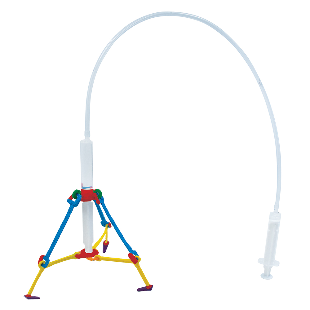 3D pen art: Hydraulic Claw - small toy rocket with stand | stencil