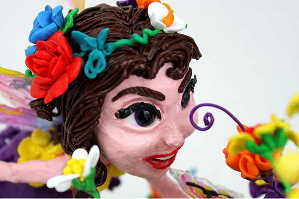 BLOG FEATURE IMAGE (SM)1 - 3Doodler 3D pen art: Fairy face and flower cake