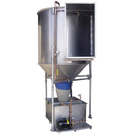 Colector de pelusa, fibra de vidrio, 15000 CFM, tipo húmedo