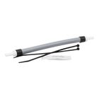 Brightlogic Laundry High Flow Squeeze tube - Silicone (grey) with 3/8" Quick Connect fittings