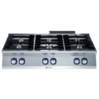 Top de cocción a gas, 6 quemadores