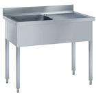 Fregadero 1 seno esc.dha 1200 mm