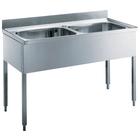 Fregadero 2 senos 1400 mm