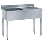 Fregadero 1 seno esc.dha 1400 mm