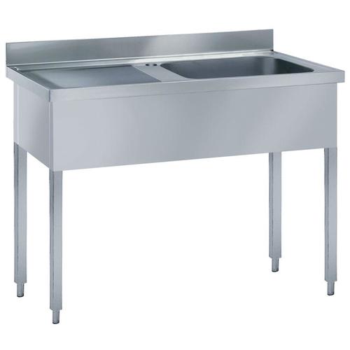 Fregadero 1 seno esc.izq. 1400 mm