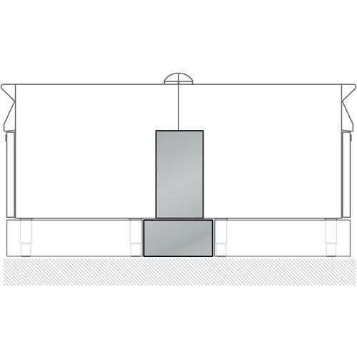 2 paneles para conducto de serv-adosad
