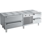 Ref/freezer base w/ 4drawers 72"-us