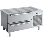 Ref/freezer base w/ 2drawers 48"-us