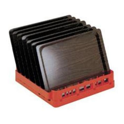 Cesto para 6 bandejas 530x370mm rojo