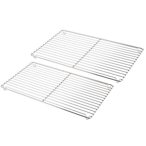 Kit 2 rejillas inox p/mesas refrigeradas