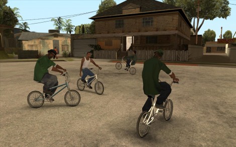 rrGTASAbiking GTA San Andreas Biking