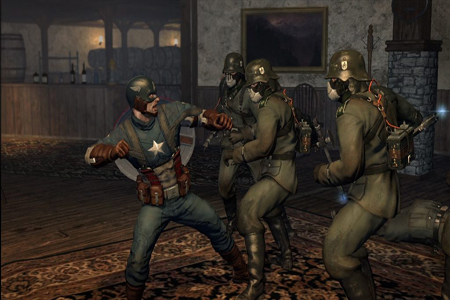 captain Captain America Punch